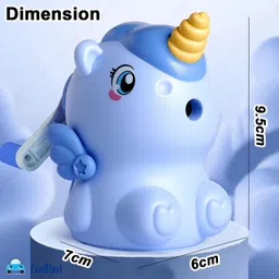 funblast Unicorn Sharpener Machine for Kids Hand Crank Manual Sharpeners image 2