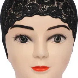 sale for happy life Solid Cotton Blend Women Black Scarf image 2