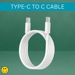 Raptor Type C 1 m Type C To Type C Charging Cable For Type C All Mobile Other Type C DiviceT37 image 1