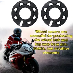 asryd 17 Inch 4 Pcs ABS Plastic PRO Disc Bike Wheel Cover For Honda Shine Bike Fairing Kit image 3