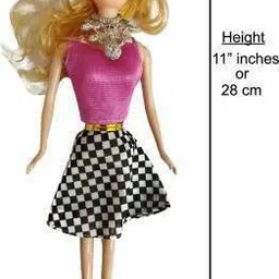 looknlvesports G104 Big Size Baby Fashion Doll With Shoes & Fashion Accessories Kit Play Set For Girls, Kids Gift and Showpiece Multicolour - Height 28 cm image 3