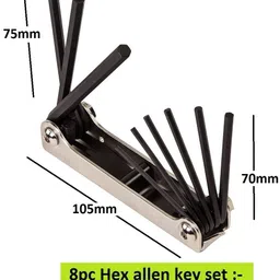 toolihub 8pc Hex allen key set Folding Allen Key Set Folding Allen Key Set Folding Allen Key Set-picture-10