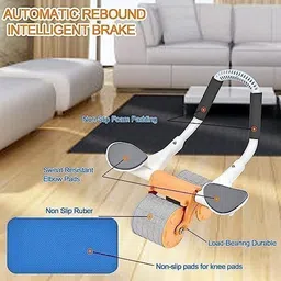 psa zone Automatic Rebound Abdominal Wheel Perfect Core Exercise Equipment Ab Exerciser image 2