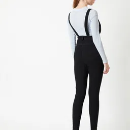 miss chase Women Black Dungaree image 2