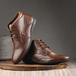 egoss Comforts Premium Genuine Leather Slip On For Men-picture-11