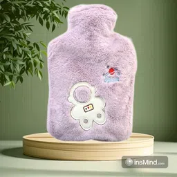 da novira Comfirt Hot Water Rubber Bag with Soft Plush Fur Pocket Cover For Body Ache Non-Electrical 2 L Hot Water Bag-picture-10
