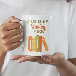 jaipur frames Book Lover Reading Quote for Students Teachers Writers Ceramic Coffee Mug image 2