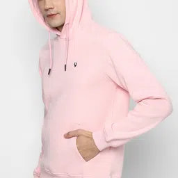 allen solly Men Full Sleeve Solid Hooded Sweatshirt image 2