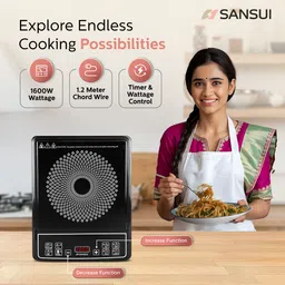 sansui 1600 W Induction Cooktop Push Button image 4