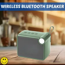 SACRO M406 (PORTABLE WIRELESS SPEAKER) Crystal Clear Sound With Long Life BatteryQ439 5 W Bluetooth Laptop/Desktop Speaker-picture-24