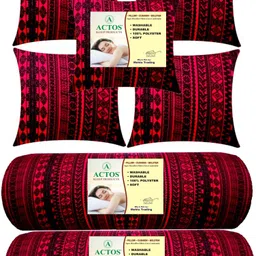 actos Microfibre Geometric Bolster Pack of 7-picture-17