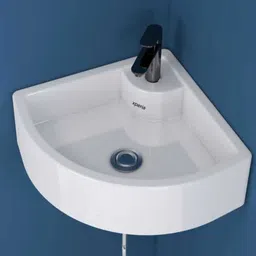 xperia feel the innovation Fully Glossy Shining Corner For Bathroom And Any Wash Area White Wall Hang Corner 100% Premium Quality Fully Glossy Shining Branded Wall Hung Basin-picture-23