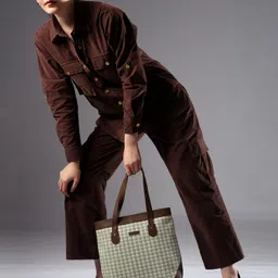 ensac Women Grey Tote image 3