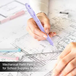 saputra Mechanical Pencil Set 15 PCS Unique & Stylish 0.7mm Color Pencils with Eraser Pencil image 2