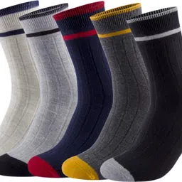 fabdon Men Self Design Mid-Calf/Crew-picture-21