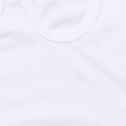 desnuda New Born Baby Boy Boys Girls Soft Cotton White Vest Inner Wear for Infants Sando Vest Kids Toddler Camisole Baniyan Cotton White image 4