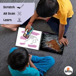 think wittsy Fantastic Fossil Frenzy AR Scratch Book image 4