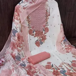 gc80 by gauri collection Unstitched Pure Cotton Salwar Suit Material Printed, Self Design-picture-12