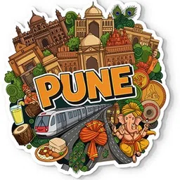 Pune 4mm Thick, Stylish Magnet for Fridge, Wardrobe & Metal Surfaces Fridge Magnet Pack of 1-image-18