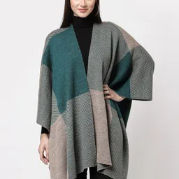 513 Acrylic Blend Poncho-picture-14