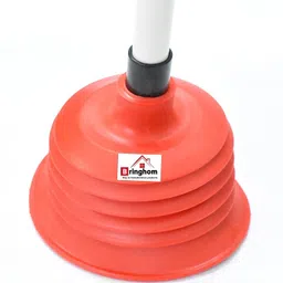 bringhom Big Size Toilet Kitchen Drain Sink Plunger Unblocker Cleaner Toilet Plunger image 2