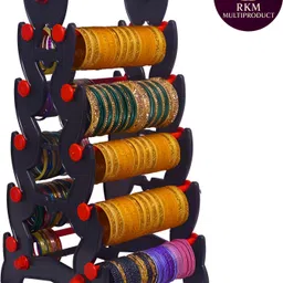 eramasher stoneware Makeup & Bangle Organizer | Jewellery Storage Banglestand Vanity Box-picture-35