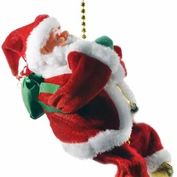 niyamat Santa Claus Toy Santa Rope Climbing Musical Christmas Gift Climbs Up and Down-picture-10