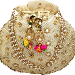 jivon Women Brown Potli-picture-17