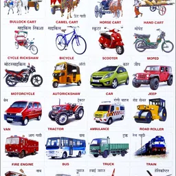 nivita Kds Learning Chart, Kannada Aksharmala, Numbers, Vehicles, Pack-03 image 4