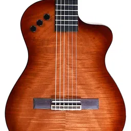 kadence 39" Electric Classical rounded Travel Guitar Electric Guitar image 5