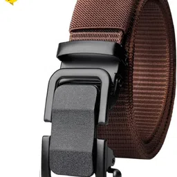 artisanwear Men Casual Brown Nylon Belt-picture-23