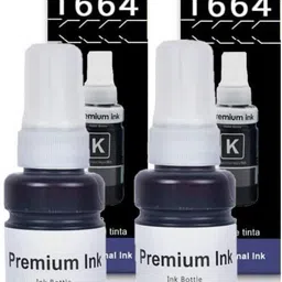 Gedi 664 Refill Ink Compatible for Epson L130, L220, L310, L360, L365, L380 Printer Black - Twin Pack Ink Bottle-picture-29