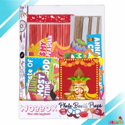 wobbox Annaprashan Props, Subh Annaprashan Banner, Annaprashan Decoration Kit-7 Photo Booth Board image 5