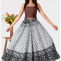tankaviss Women Printed Regular White Skirt-picture-33
