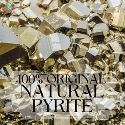 vibesle Certified Raw Pyrite Adjustable Rings for Abundance Pyrite Stone Stone Crystal Ring image 2