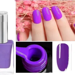 gabbu super stay Premium Glossy finish Nail Polish (lavender) Lavender-picture-24