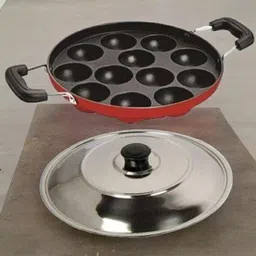 hriday PP-ALUMNM-Paniarakkal-7281 Paniarakkal with Lid 312 L capacity 24 cm diameter-picture-22