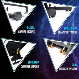 kobo Fitness TM-301 (3.0 HP) Motorized Jogger with Multi Function Massager for Home Gym Treadmill image 4