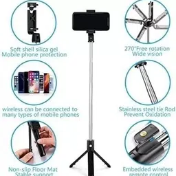 Infinite Digital Selfie Stick for smart Phone for clicking Photos & Making Videos Tripod image 2