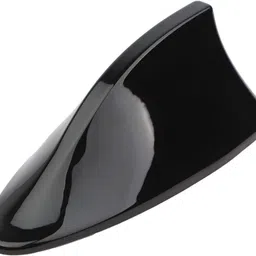 ace Car Antenna, Shark Fin Antenna Roof Aerial Base AM FM Radio Signal Car Color, Bright Paint ABS Decorative Antenna for Auto SUV Truck Van (Black) Satellite Vehicle Antenna-picture-11