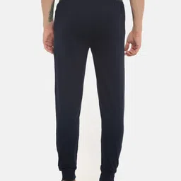 dollar Men Solid Blue Track Pants image 2