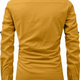 apektra Men Solid Pure Cotton A-line Kurta image 5