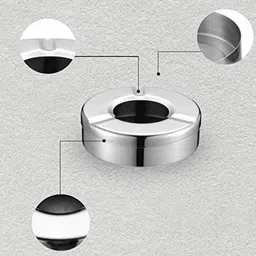 anne-kee Silver Stainless Steel Ashtray image 4