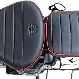 wheetoykart Cushioned Waterproof Seat Cover for Royal Enfield Split Bike Seat Cover For Royal Enfield Bullet, Classic 350, Classic 500, Classic Desert Storm image 2