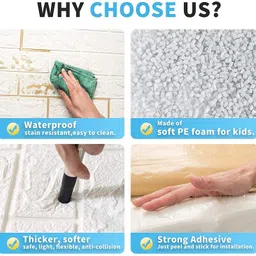 wewell Vinyl Decorative White Wallpaper image 5