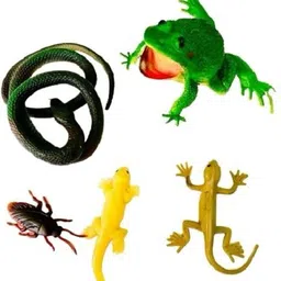 Rubber snake and cute frog gang toys-image-11