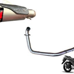 acube mart 1 BIKE EXHAUST, 1 yamaha bend pipe Combo-picture-5