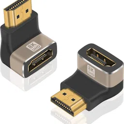 Tobo 8K HDMI 2.1 Extender Adapter, 90 Degree Upward Angle Male to Female HDMI Adapter Extender Compatible with TV, Ro-ku, Firestick, Chrome-cast, Switch, Laptop, PC, Laptop Accessory-image-43