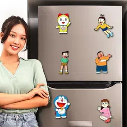 sihan handicrafts Kitchen Fridge Magnet / Door Magnet doremon magnet Fridge Magnet Pack of 1 image 3