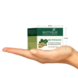 Biotique Bio Pistachio Youthful Nourishing & Revitalizing Face Pack image 3